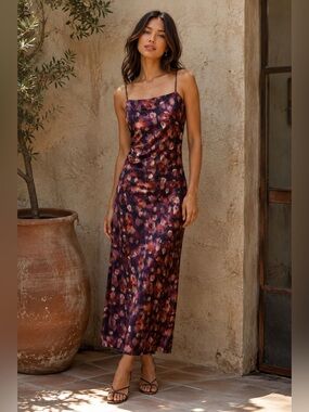 Jason Wu Floral Watercolor Open Back Dress